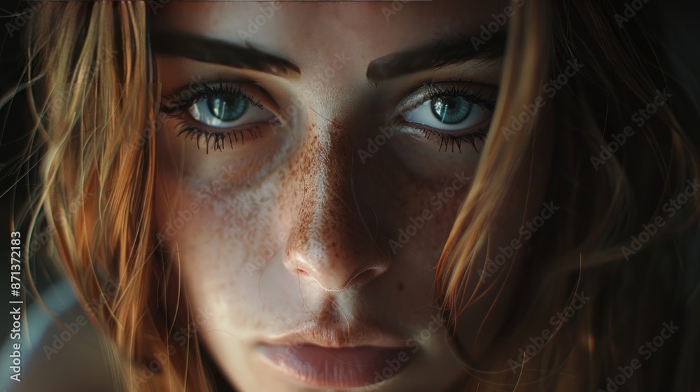 A highly detailed photorealistic portrait of a person By Generated AI A highly detailed photorealistic portrait of a person By Generated AI