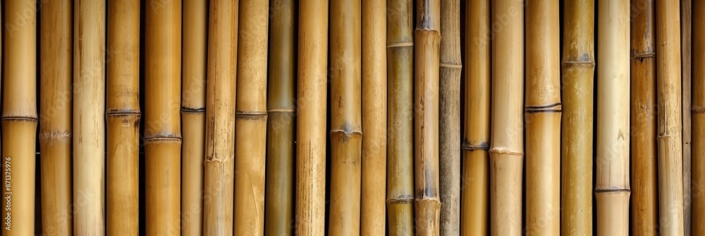 Bamboo Texture Close-Up