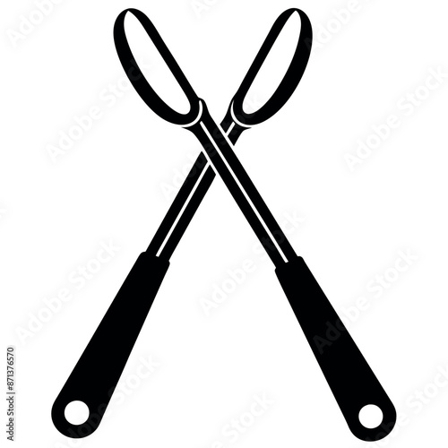 Vector extraction of teeth on a white background
