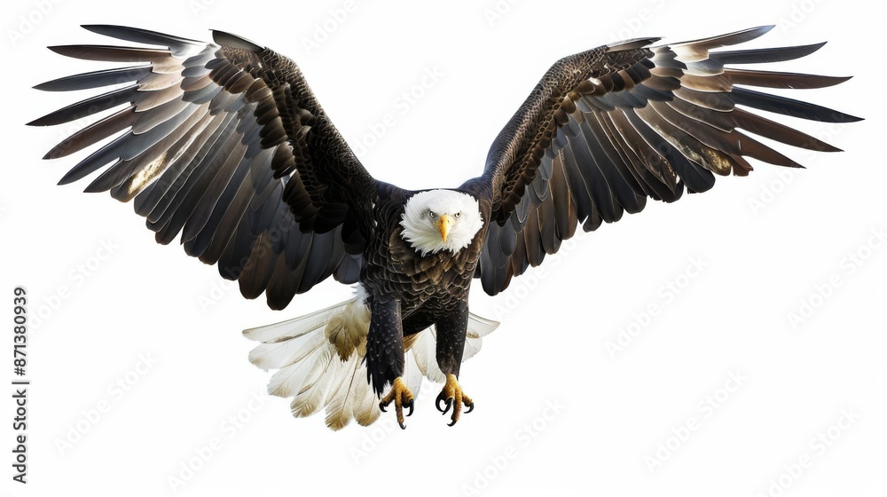 Obraz premium Bald Eagle in Flight