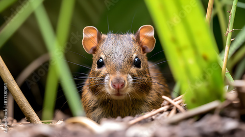 The Elegance of an Agouti: Capturing the South American Rodent in its Natural Wild Habitat