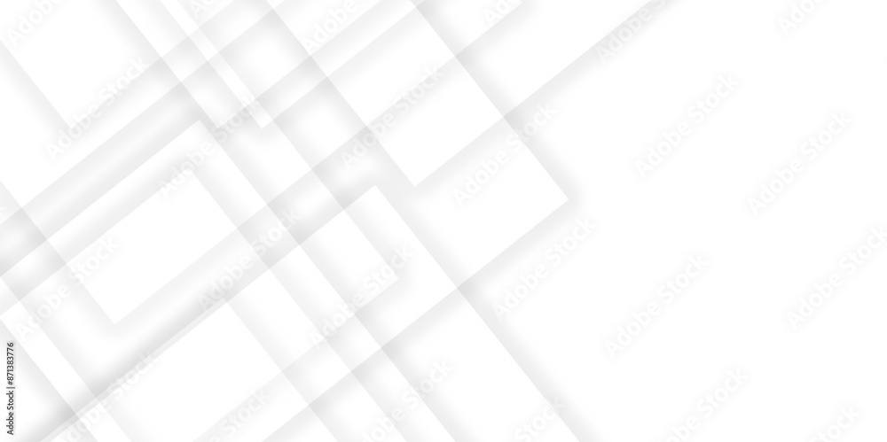 Abstract white background design with layers of textured white transparent material in triangle and squares shapes. White color technology concept geometric line vector white light grey background. Abstract white background design with layers of textured white transparent material in triangle and squares shapes. White color technology concept geometric line vector white light grey background.