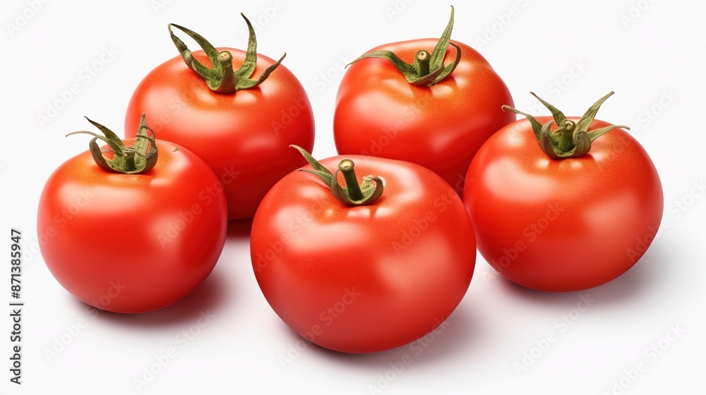 tomatoes isolated on white tomatoes isolated on white
