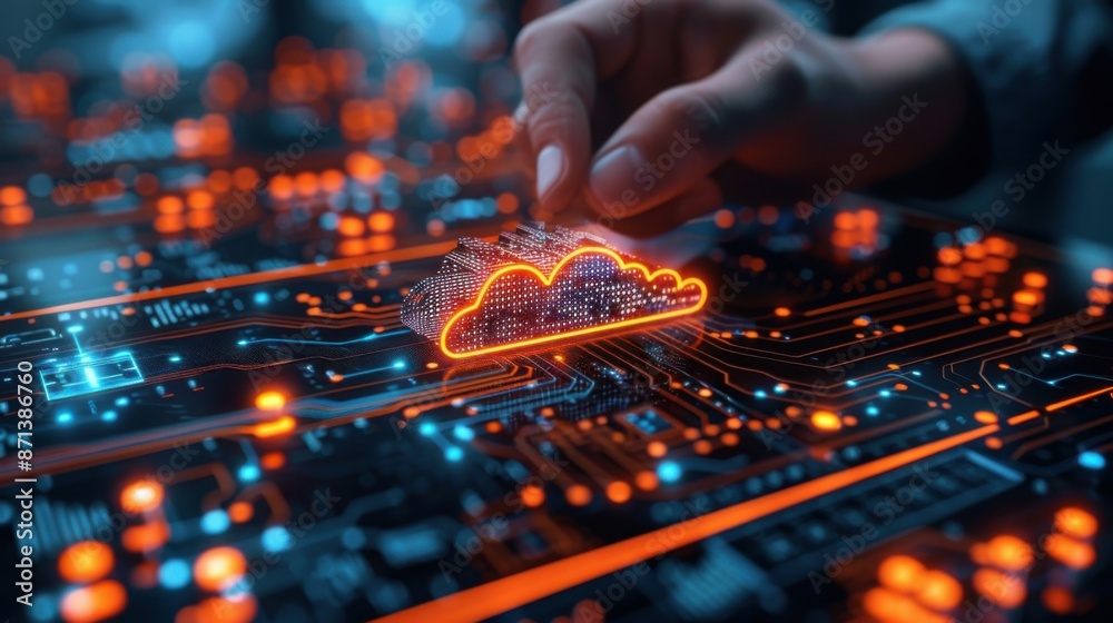 Data science, AI and cloud data concept. Computer programmer. Data science, AI and cloud data concept. Computer programmer.