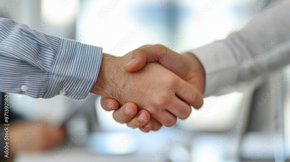 Two men shaking hands. signing an important agreement. Two men shaking hands. signing an important agreement.