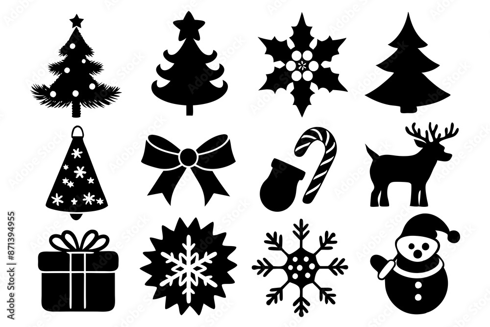 Set of Christmas icon Set of Christmas icon