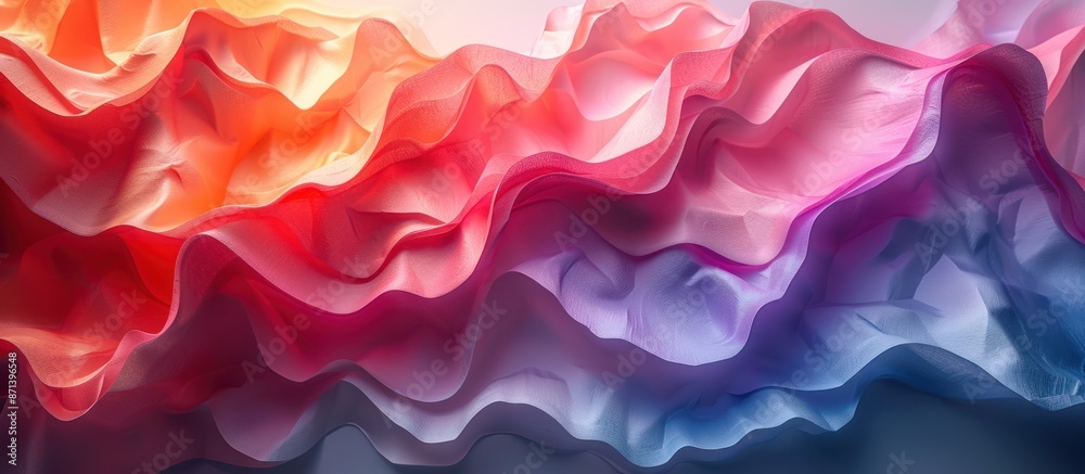 macro portrait of paper folds in geometric shapes, 3d effect for abstract background macro portrait of paper folds in geometric shapes, 3d effect for abstract background