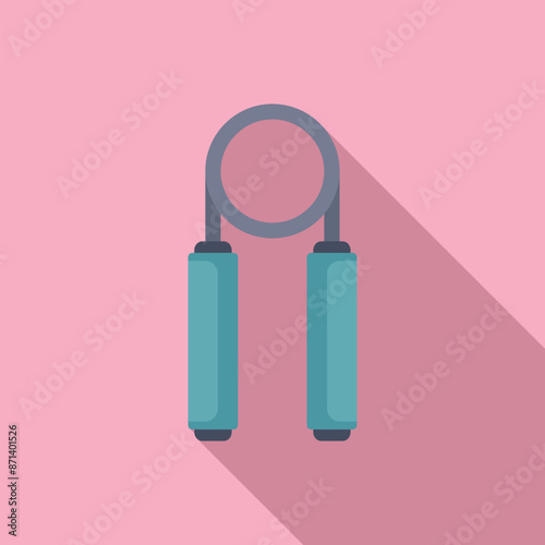 Hand grip exerciser is being used to improve grip strength and hand endurance