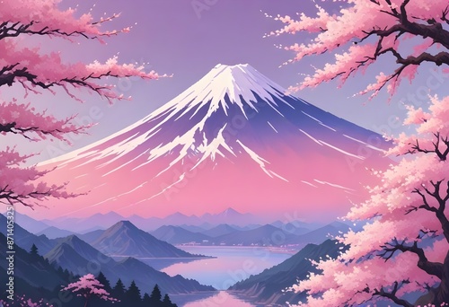 fuji mountain pixel art