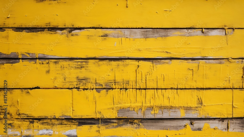 Fototapeta premium painted yellow construction stripes