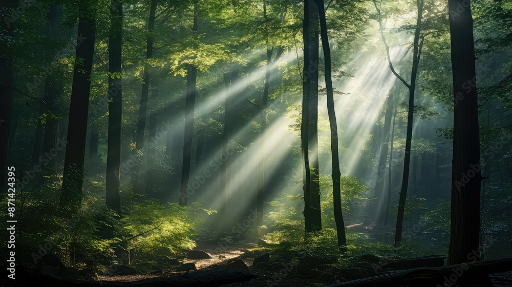 Obraz premium magical light out of darkness