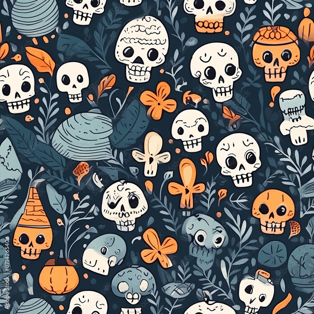 seamless halloween pattern seamless halloween pattern