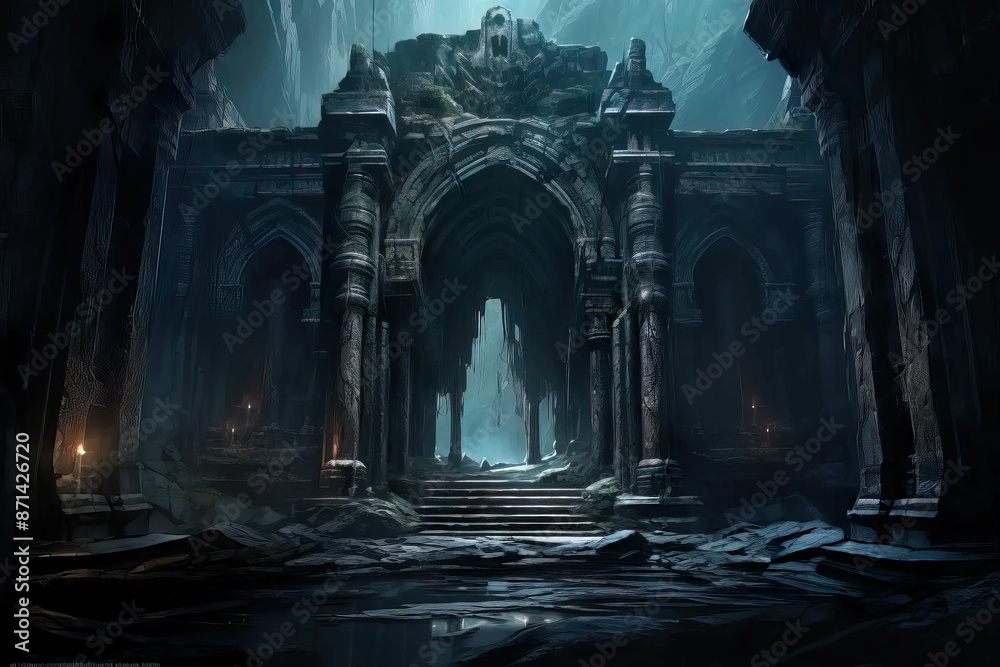 Monolith: Guardian of Ancient Monastic Secrets and Wisdom Fantasy wallpaper Monolith: Guardian of Ancient Monastic Secrets and Wisdom Fantasy wallpaper