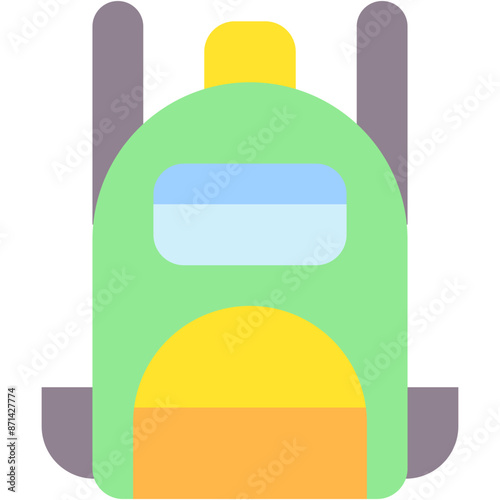 Vector Icon Backpack, Luggage, Baggage, Travel, Bags