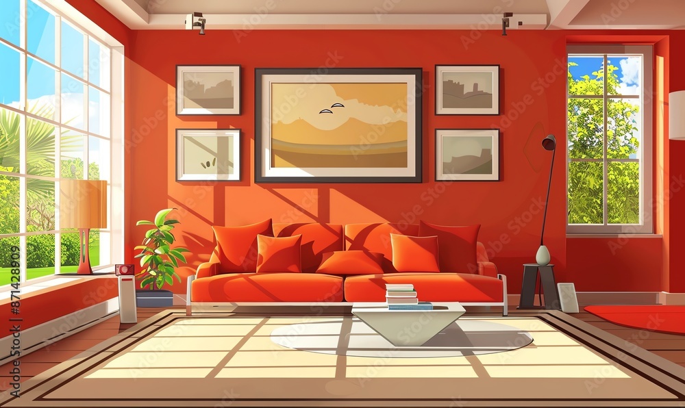 Interior Design Modern Living Room Cozy Simple Modern Aesthetics. Interior Design Modern Living Room Cozy Simple Modern Aesthetics.