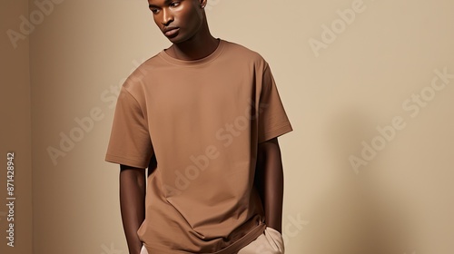 oufi brown t shirt photo