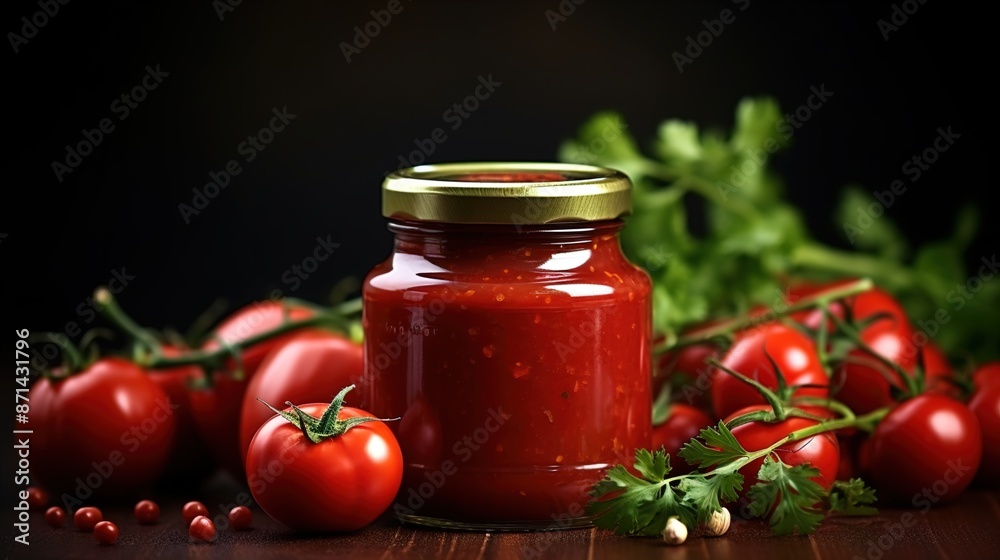 tomato sauce in jar tomato sauce in jar