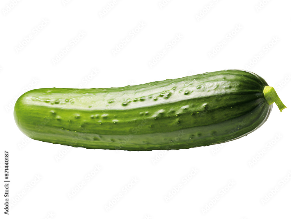 a green cucumber on a white background a green cucumber on a white background