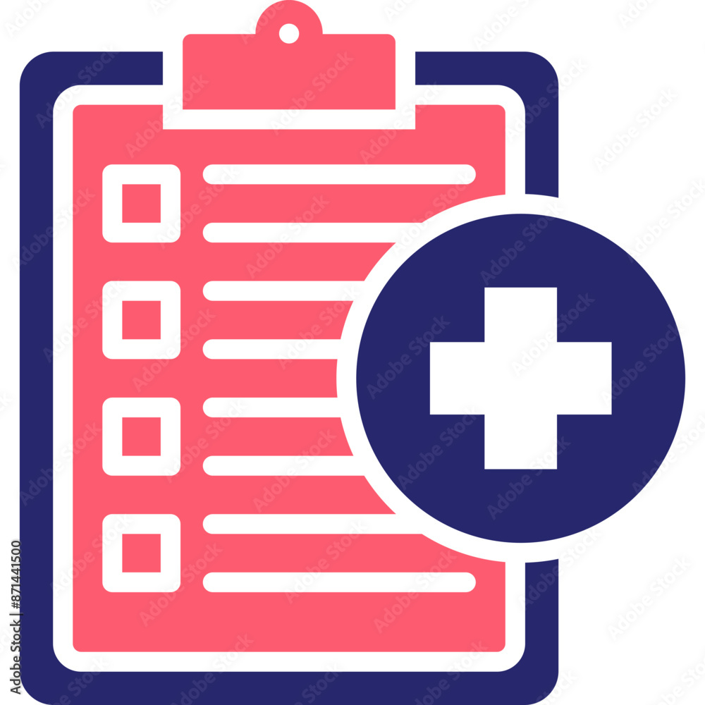 Obraz premium Treatment Plan Icon