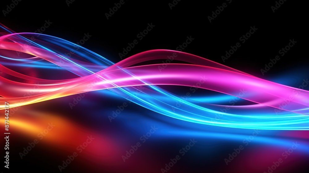 Obraz premium abstract background with waves