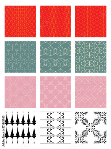 12 pattern design bundle.