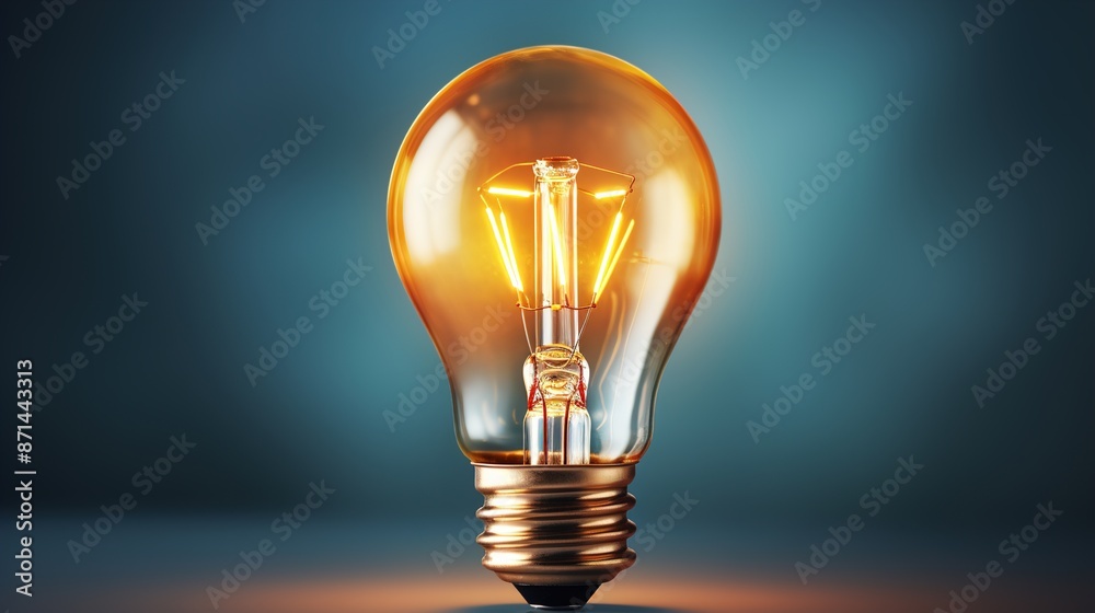 light bulb on black background light bulb on black background