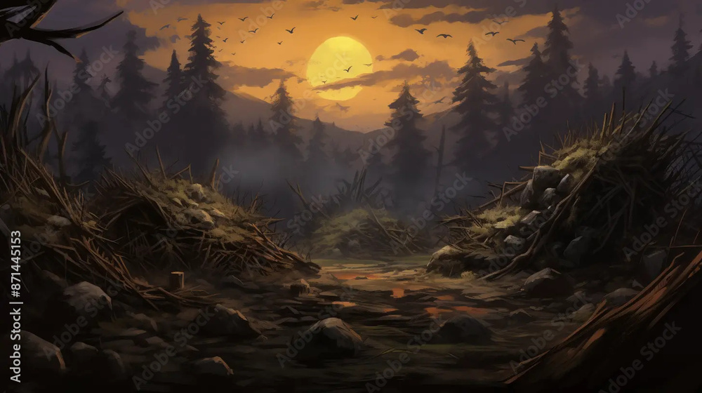 Monster Nest: Enchanted Realm of Fantastical Creatures Fantasy wallpaper Monster Nest: Enchanted Realm of Fantastical Creatures Fantasy wallpaper