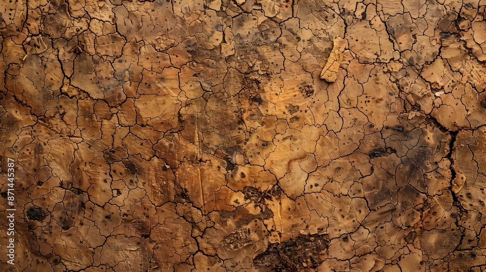 Fototapeta premium Detailed Cork Texture with Natural Imperfections and Grain