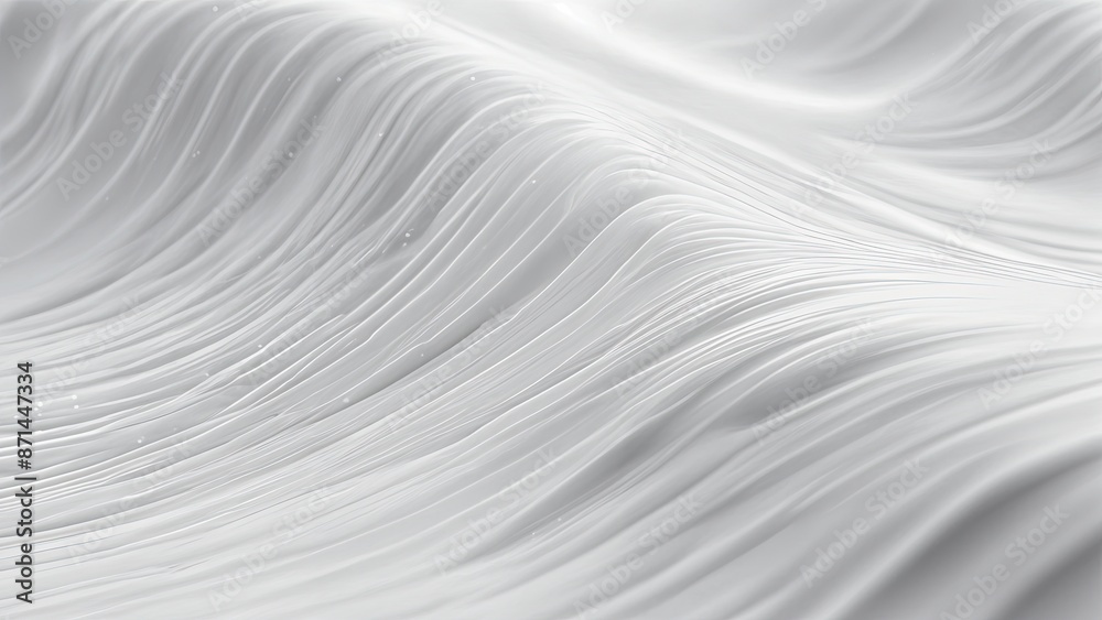 Obraz premium AI White Background Abstract - Landscape