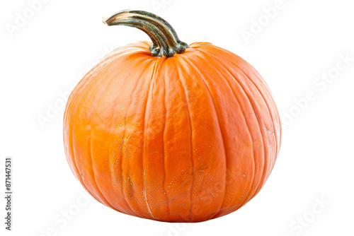 Vegetable pumpkin on transparent background