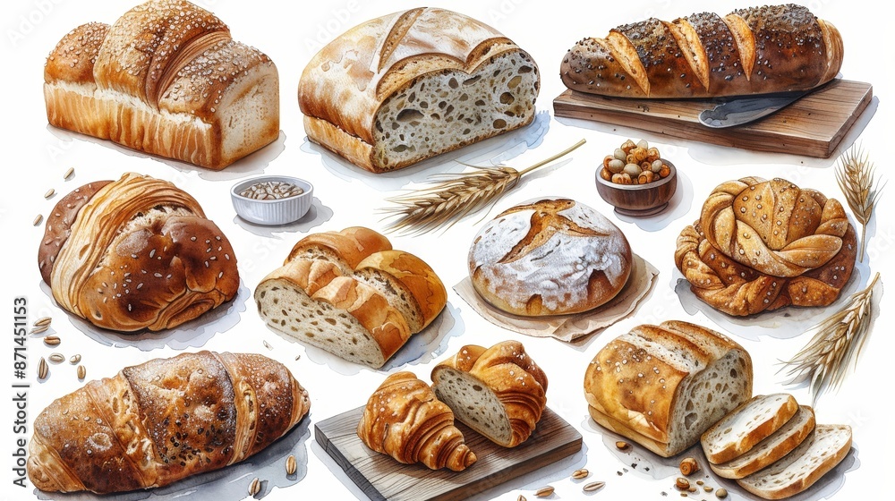 Assortment of Freshly Baked Bread Assortment of Freshly Baked Bread