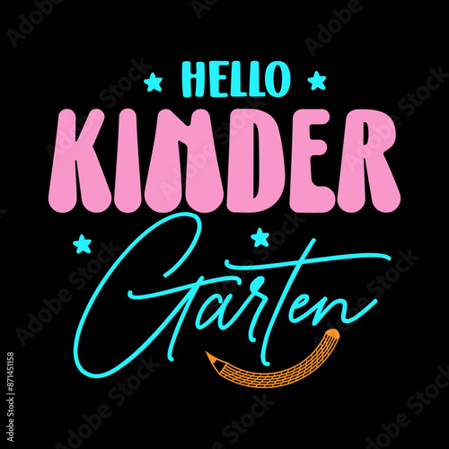 Hello Kindergarten SVG