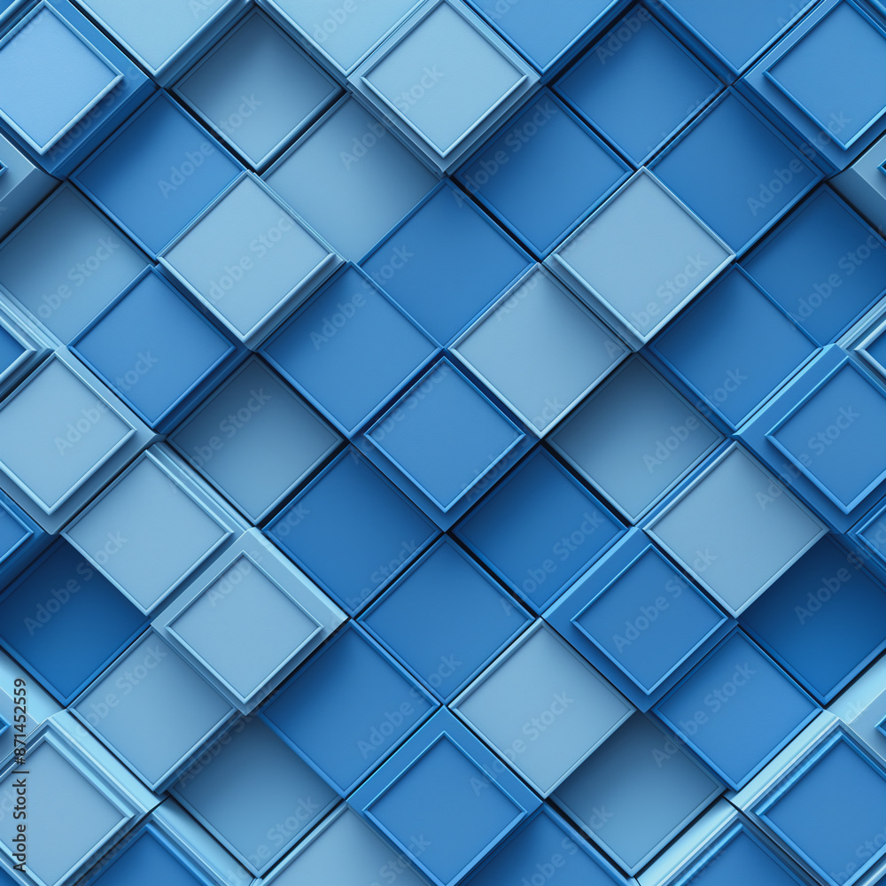 Abstract geometric background with interlocking cubes in a seamless pattern Abstract geometric background with interlocking cubes in a seamless pattern