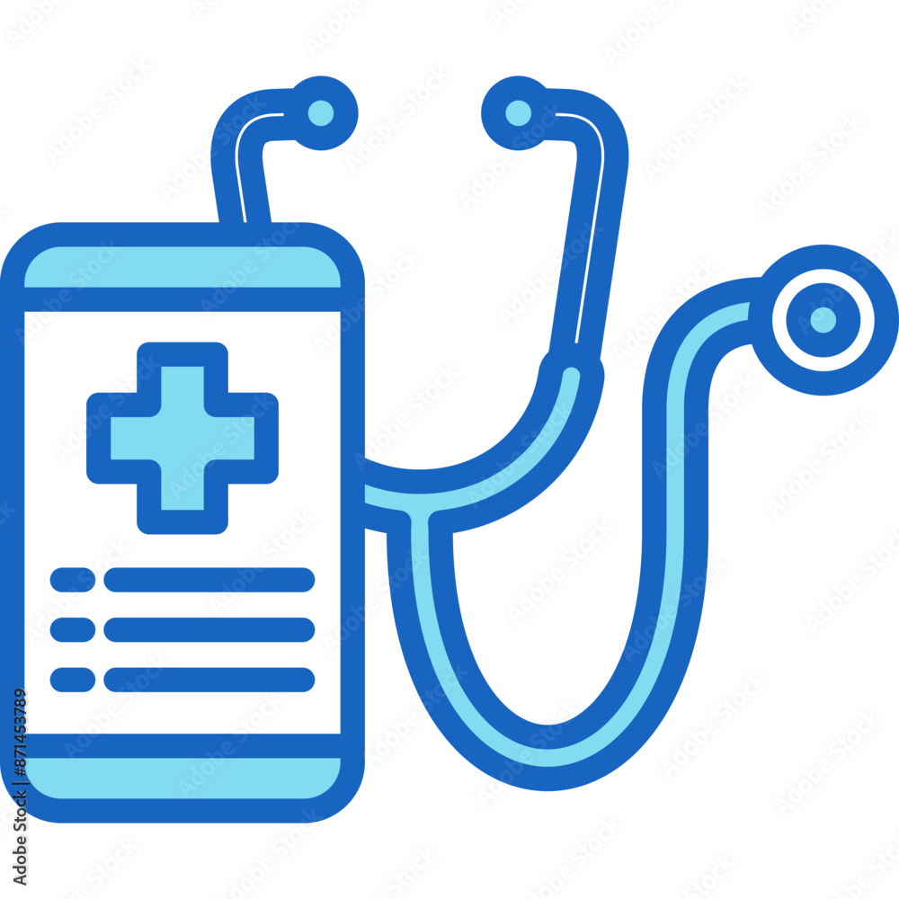 Obraz premium Telemedicine Icon