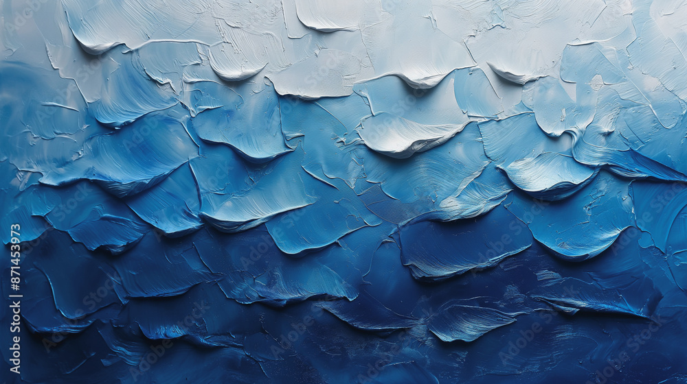 Abstract blue background with a watery texture, like calm ocean ripples under a clear sky Abstract blue background with a watery texture, like calm ocean ripples under a clear sky