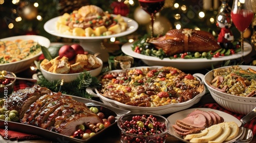 hristmas Eve Feast: Gather with loved ones for a sumptuous Christmas Eve feast, featuring traditional dishes and cherished family recipes.