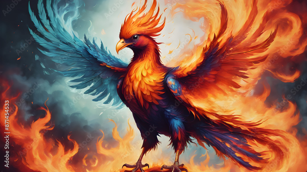 phoenix bird in flames phoenix bird in flames