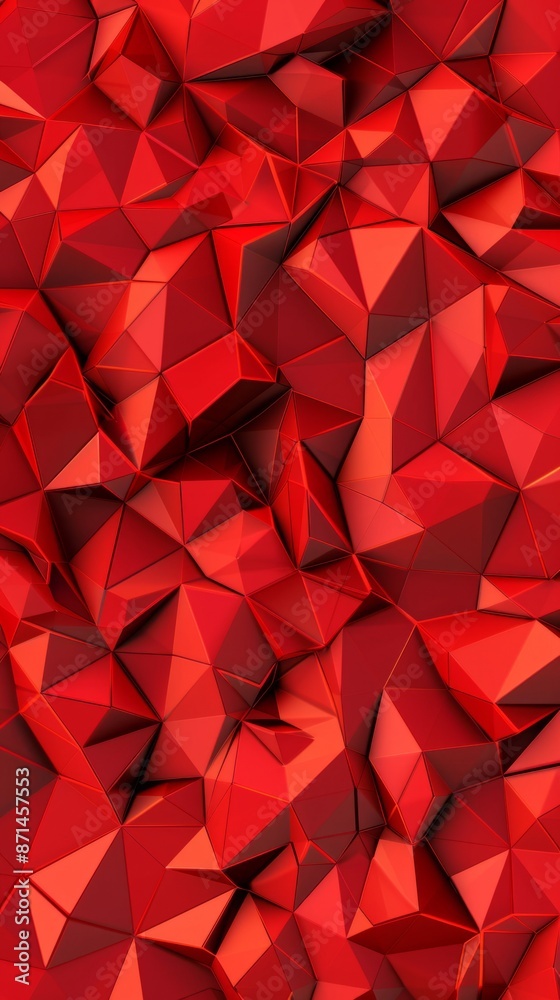 Red Polygonal Wallpaper Background Red Polygonal Wallpaper Background