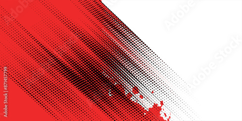 Background, contrast red and black color abstract template for business design. Technology style. You can use it for advertising, sports posters, templates, business presentations. Vector illustration