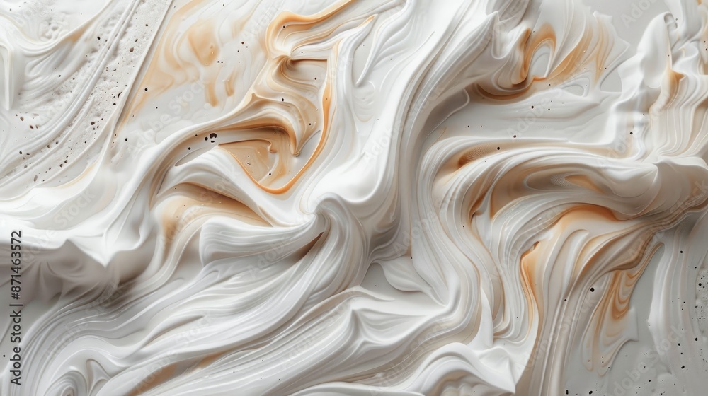 White with a touch of caramel White with a touch of caramel