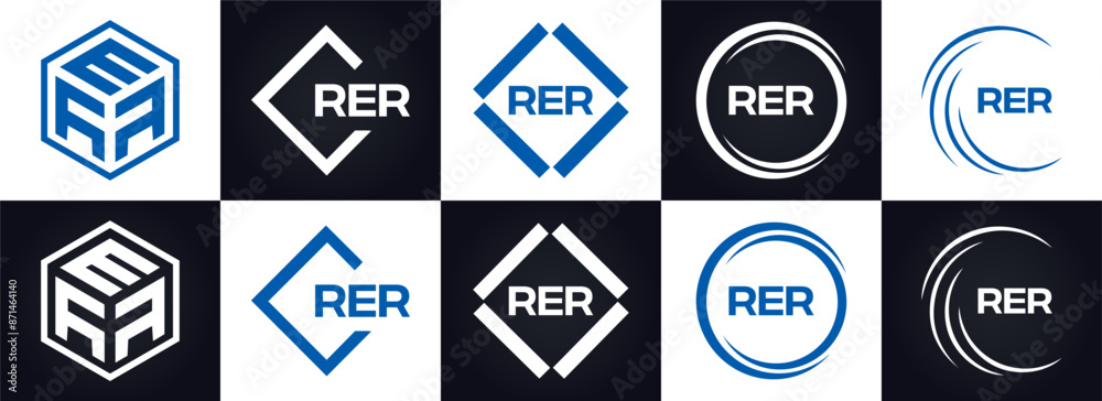  RER logo. R E R design. White RER letter. RER, R E R letter logo design. Initial letter RER linked circle uppercase monogram logo. R E R letter logo vector design. top logo, Most Recent, Featured,