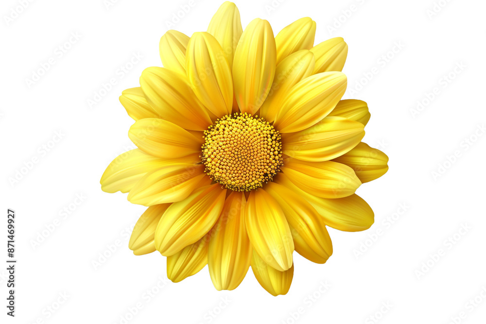 yellow dahlia flower isolated on transparent background yellow dahlia flower isolated on transparent background