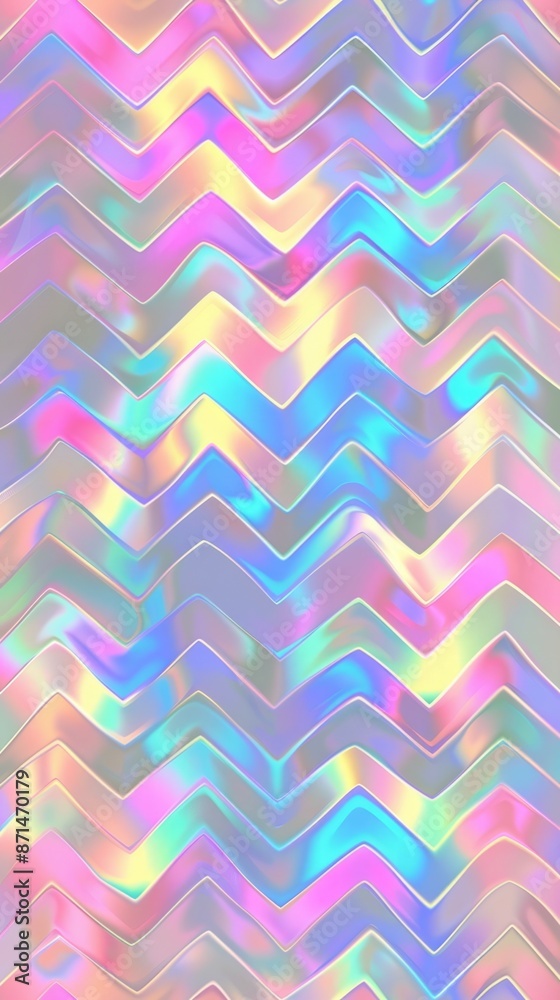 Iridescent Chevron Pattern Wallpaper With Pastel Colors Iridescent Chevron Pattern Wallpaper With Pastel Colors
