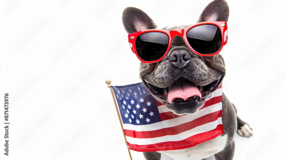 Patriotic Bulldog