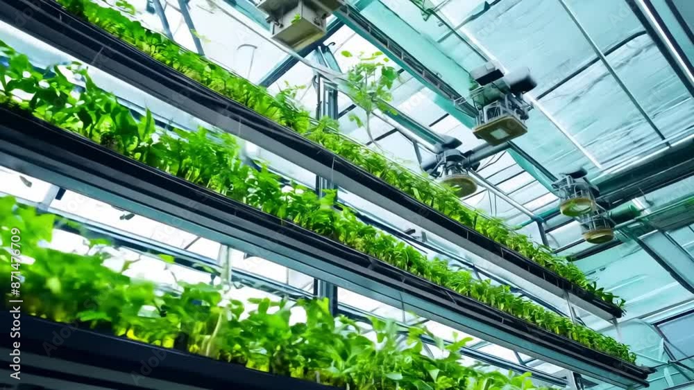 Vertical Farming in High-Tech Greenhouse for Efficient Crop Production Vertical Farming in High-Tech Greenhouse for Efficient Crop Production