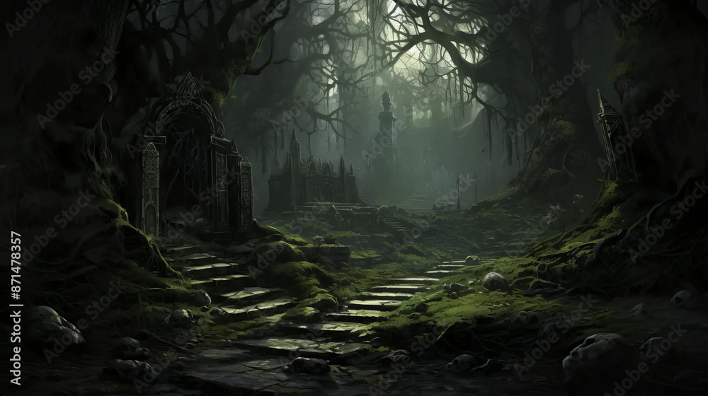 Necromancers Crypt: Shadows of Dark Sorcery Unleashed Fantasy wallpaper Necromancers Crypt: Shadows of Dark Sorcery Unleashed Fantasy wallpaper