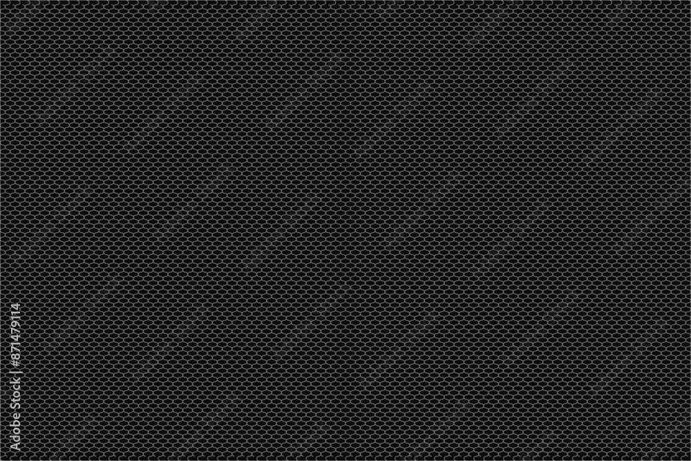Seamless pattern. Gray outline. Small, orysoltal waves in a checkerboard pattern on a black background. Honeycombs. Flyer background design, advertising background, fabric, clothing, texture, textile Seamless pattern. Gray outline. Small, orysoltal waves in a checkerboard pattern on a black background. Honeycombs. Flyer background design, advertising background, fabric, clothing, texture, textile