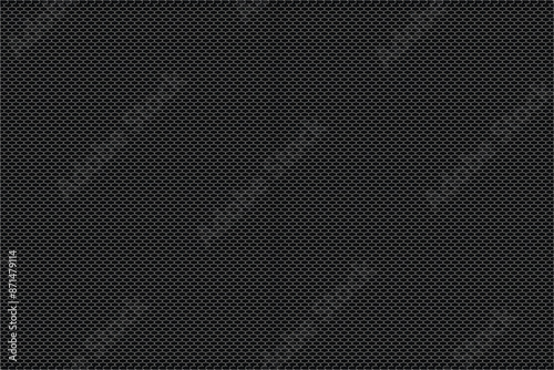 Wallpaper Mural Seamless pattern. Gray outline. Small, orysoltal waves in a checkerboard pattern on a black background. Honeycombs. Flyer background design, advertising background, fabric, clothing, texture, textile  Torontodigital.ca
