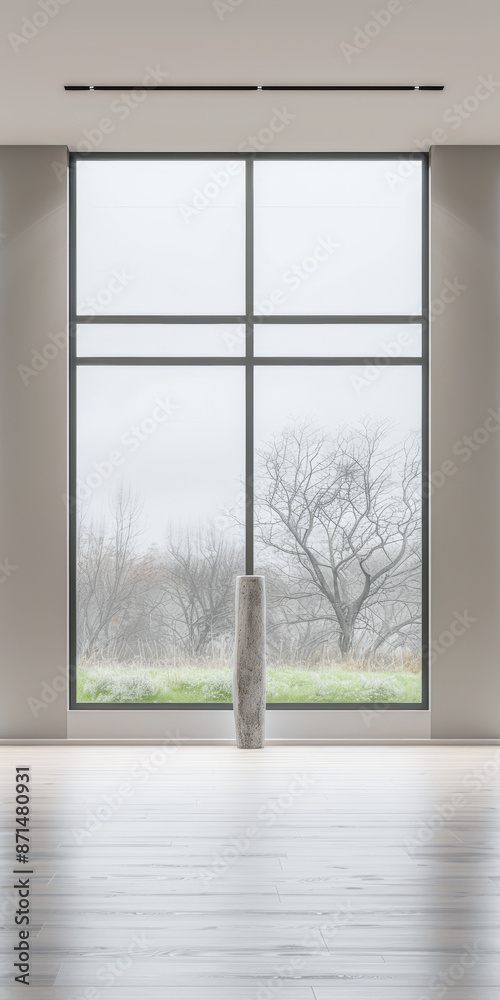 Minimalist interiors design apartment composition with minimal arrangements next to a window. Residential interiors in neutral colors. Minimalist interiors design apartment composition with minimal arrangements next to a window. Residential interiors in neutral colors.