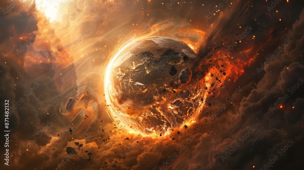 Planet in Flames Planet in Flames